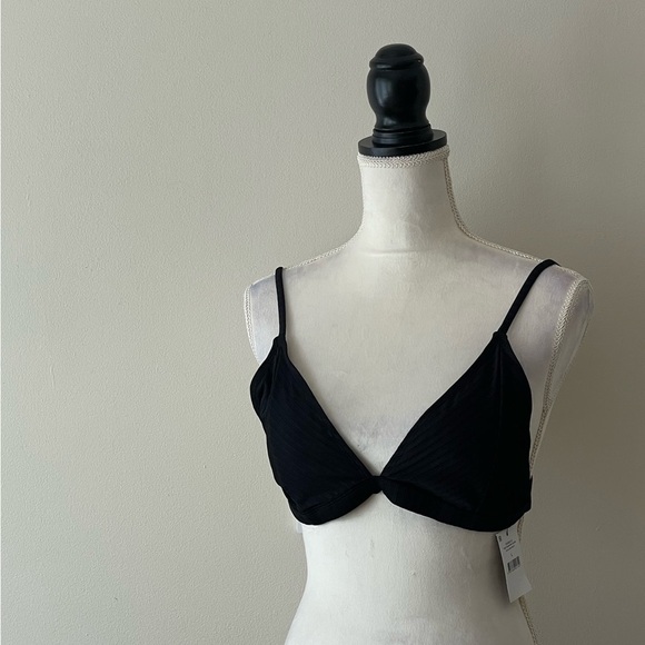 Cotton On Body Fixed Triangle Rib Bikini Top Size L NWT - Picture 1 of 13